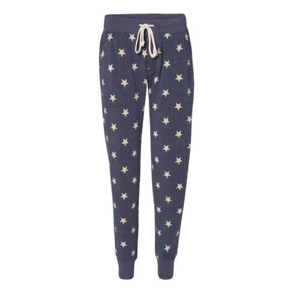 Alternative Star Print Elastic Drawstring Waist Joggers Sweatpants (NWT) - Picture 4 of 4